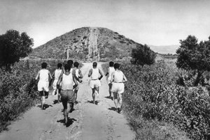 1937年，希腊马拉松的古穆勒。