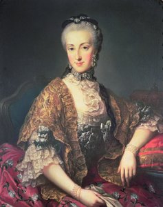 Archduchess Maria Anna Habsburg-Lothringen，名叫Marianne（1738-89），奥地利皇后玛丽亚特丽莎（1717-80）和弗朗西斯一世（1708-65）的第二个孩子