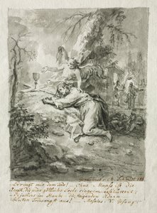 基督在橄榄山上，1788年。