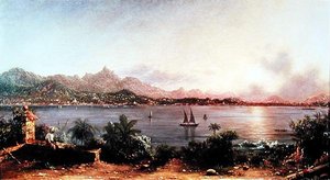 里约热内卢的海港（布面油画 作者 马丁·约翰逊·海德