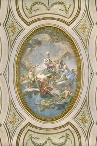 La Sapienza，Salone d Onore或Sala Napoleonica的天花板，1777年