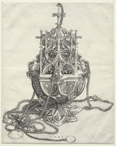 香炉c。 1480-1490。 作者 马丁·尚高