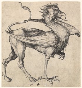 格里芬1435-1491。 作者 马丁·尚高