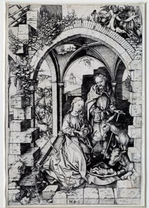 Martin Schongauer (1450-1491) 15世纪巴黎的自然画。 作者 马丁·尚高