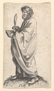 圣巴托洛缪，约1435-1491年。 作者 马丁·尚高