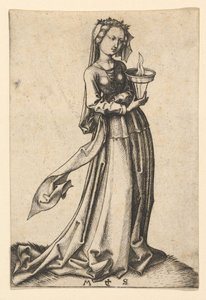 第四智者，选自《智者与愚人》系列。 1435-1491。 作者 马丁·尚高