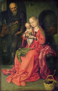 神圣家族，c.1480-90 作者 马丁·尚高