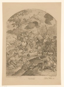 基督显灵的战场 作者 弗朗切斯科·索利米娜（Francesco Solimena）