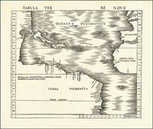 马丁-瓦尔德塞缪尔绘制的 1513 年海军上将地图
