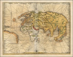 马丁-瓦尔德塞缪勒绘制的 1513 年世界地图