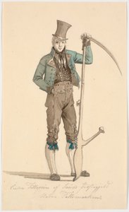 Saude Præstegjeld 的 Christen Töllersön。下塔勒马克 作者 马蒂努斯·罗比（MartinusRørbye）