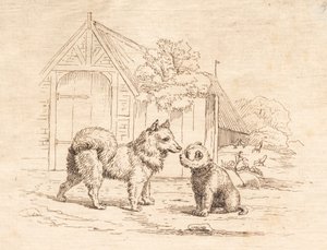 海伊为《半百儿童寓言》绘制的插图 作者 马蒂努斯·罗比（MartinusRørbye）