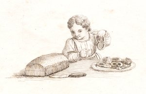 海伊为《半百儿童寓言》绘制的插图 作者 马蒂努斯·罗比（MartinusRørbye）