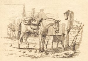 海伊为《半百儿童寓言》绘制的插图 作者 马蒂努斯·罗比（MartinusRørbye）