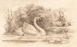 海伊为《半百儿童寓言》绘制的插图 作者 马蒂努斯·罗比（MartinusRørbye）