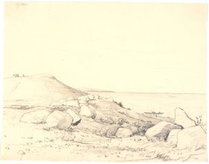 海滩景观 作者 马蒂努斯·罗比（MartinusRørbye）