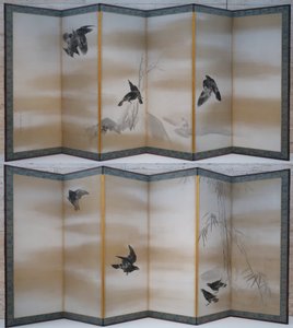 乌鸦》，作者：丸山 Okyo
