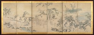 1700年代后期，在兰花亭举行文学集会。