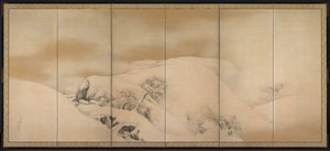 冬日 作者 Maruyama Okyo