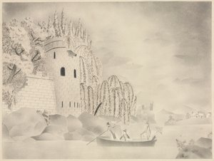 孤独的塔（有柳有船的河上城堡） 作者 玛丽·阿尔塔·尼姆斯