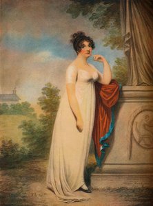 玛丽-安妮-克拉克在雕像的底部》，1803年 作者 玛丽安妮克拉克