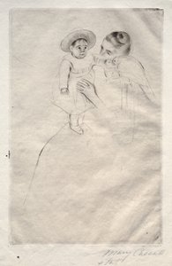 塞普特伊尔·海伦c。 1891年。 作者 玛丽·卡萨特