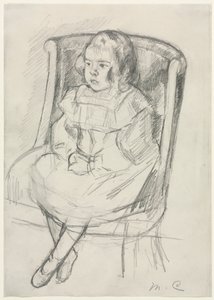 西蒙娜·席德（Simone Seated） 1903年。 作者 玛丽·卡萨特