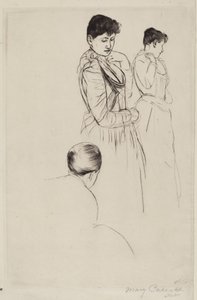 装修，1890-1891。 作者 玛丽·卡萨特