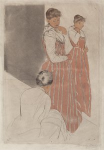 装修，1890-1891。 作者 玛丽·卡萨特