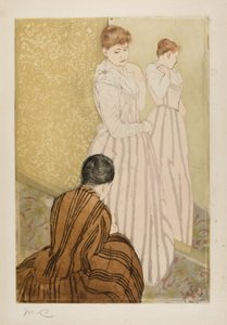 拟合，1890-91年 作者 玛丽·卡萨特