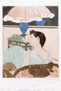 灯，1890-91 作者 玛丽·卡萨特