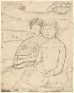 The Loge [直页], 1882年。 作者 玛丽·卡萨特