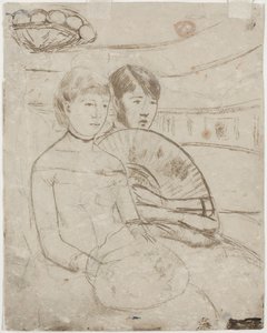 The Loge [verso], 1882. 作者 玛丽·卡萨特