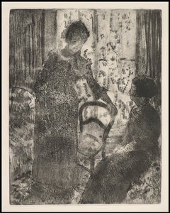 来访，c.1881 作者 玛丽·卡萨特