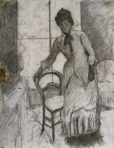 访客直肠，c。 1881年。 作者 玛丽·卡萨特