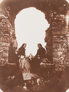 野餐聚会，1854 年（照片） 作者 玛丽·迪尔温