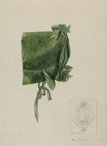 儿童的帽子，约1936年。 作者 玛丽·休姆斯