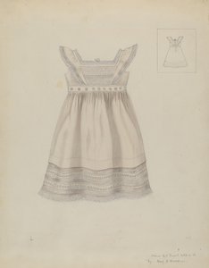 孩子的衣服，约1937年。 作者 玛丽·休姆斯