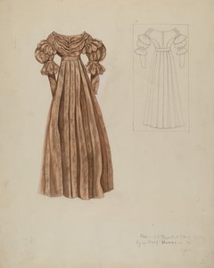 礼服，约1937年。 作者 玛丽·休姆斯