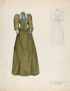 礼服，约1937年。 作者 玛丽·休姆斯