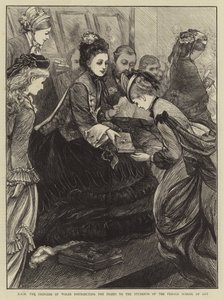 威尔士王妃将奖品分发给女子艺术学院的学生 作者 玛丽·艾伦·爱德华兹