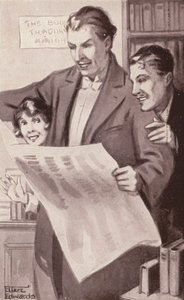 H G Wells 为 Kipps 创作的插图（石版画）