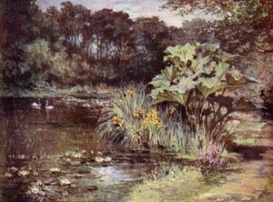 苏格兰花园：Culzean（彩色石版画）