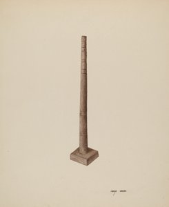 烛台，约1940年。