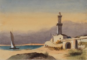无题风景，1876年。 作者 玛丽·沃克斯·沃尔科特