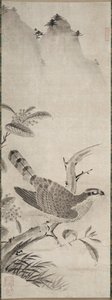 鹰，15世纪中期。 作者 藤原正佳
