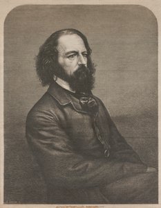 阿尔弗雷德-丁尼生勋爵1809-1892年的画像，1864年。