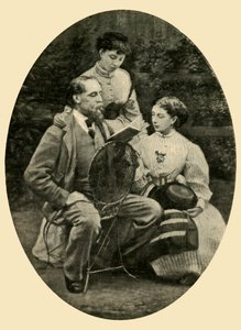 查尔斯-狄更斯为他的女儿们读书，1865年》，1910年
