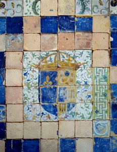 Masseot Abaquesne（约1526-1564年）制作的埃努恩城堡路面的瓷片 1549-1551年 埃努恩，国家文艺复兴博物馆 作者 马塞特·阿巴奎斯