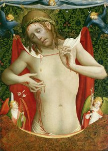 Ecce Homo，c.1435（面板上的蛋彩画和油）